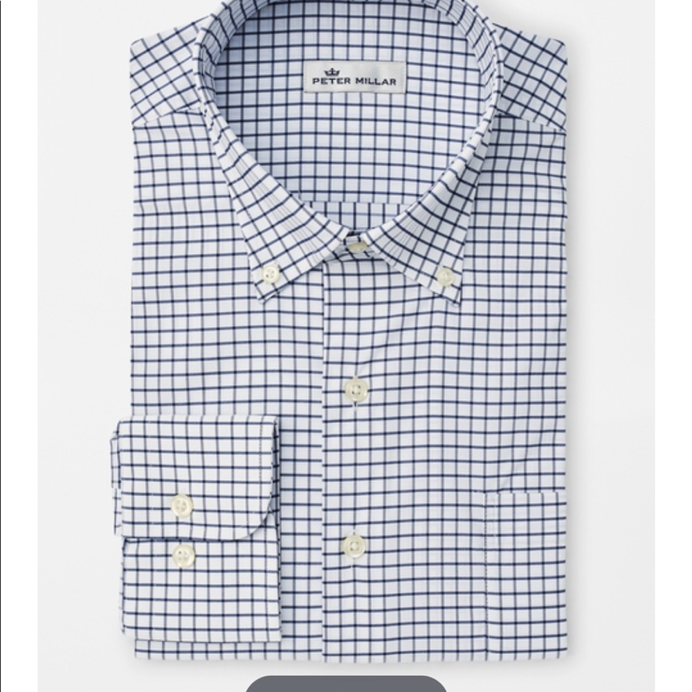 Peter Millar Columbia University embroidered shirt